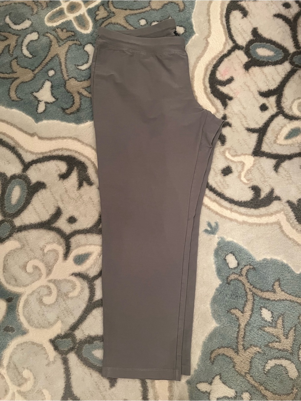EILEEN FISHER WASHABLE SLIM VISCOSE CREPE CROP PANTS - Picture 4 of 10